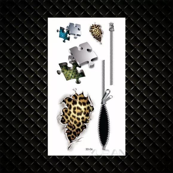 3D Temporary Tattoos - Picture 1 of 1